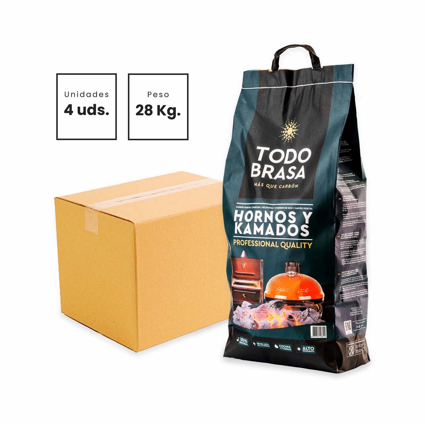 Charbon de bois pour Kamados et Fours