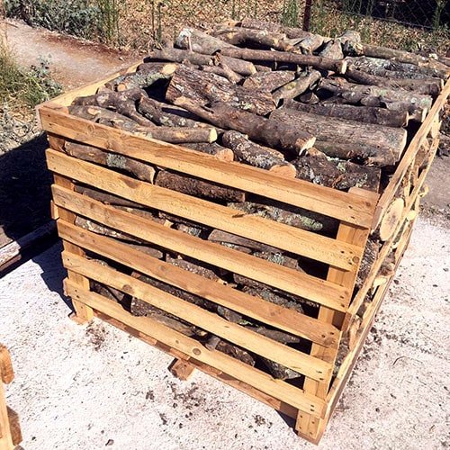 Palette en bois d'olivier 1 mètre cube