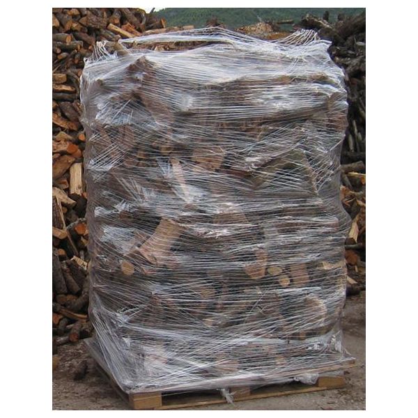 Bois de chauffage en chêne palettisé en vrac