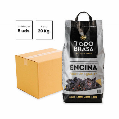 Sac de charbon de bois de chêne