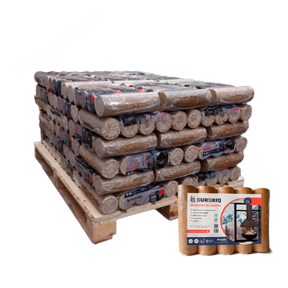 Briquettes BURBRIQ – 52 paquets (510 kg)