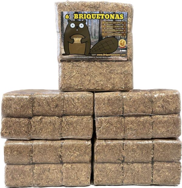 Briquettes Beaver – 128 paquets (1150 kg environ)