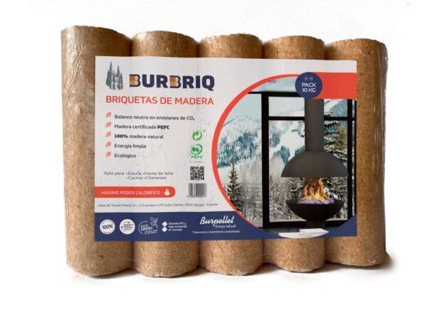 Briquettes BURBRIQ – 52 paquets (510 kg)